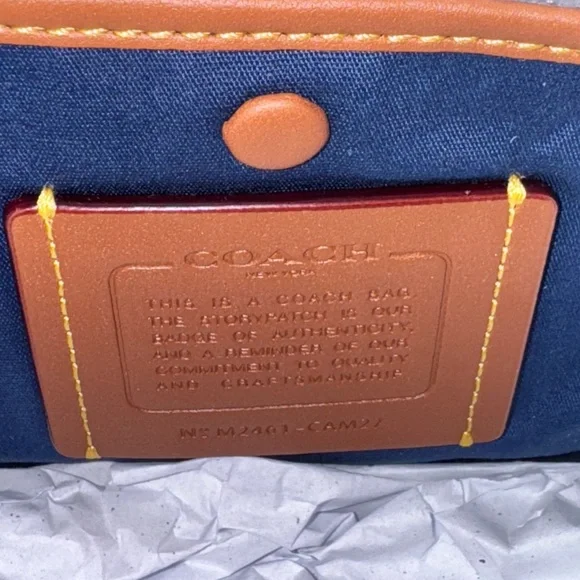 Coach Juliet Shoulder Bag 25 In Signature Denim - Picture 5 of 5
